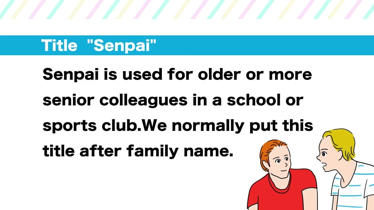 Japanese Honorific Titles