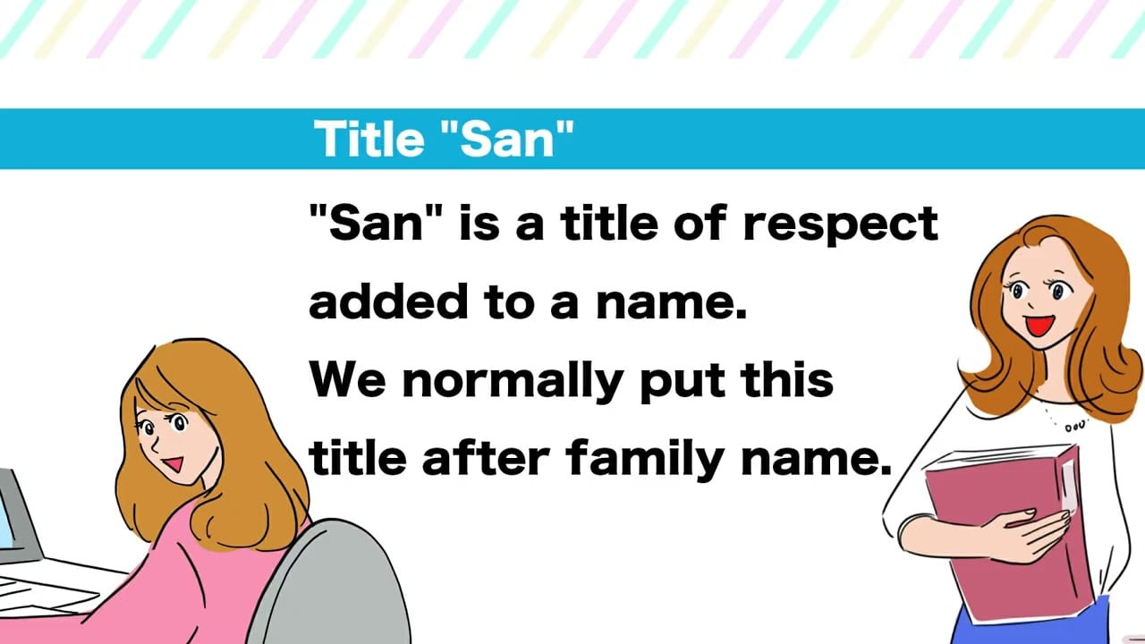 Japanese Honorific Titles